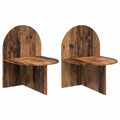 Nachttisch 2 pcs Altholz 48 x 49 x 65 cm Holzwerkstoff