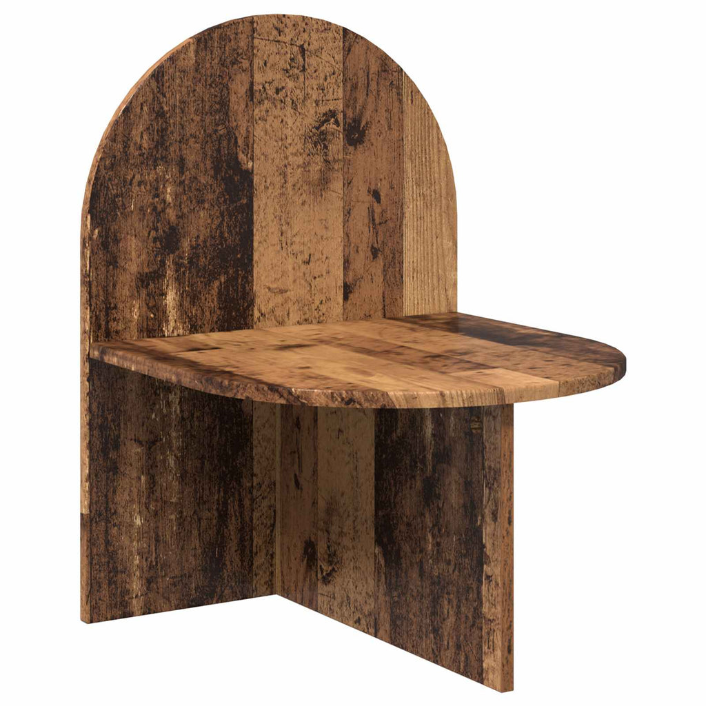 Nachttisch 2 pcs Altholz 48 x 49 x 65 cm Holzwerkstoff