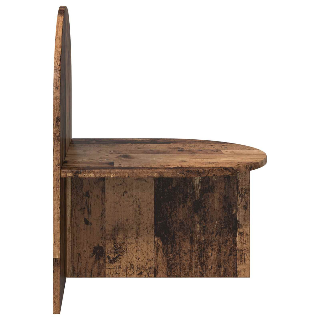 Nachttisch 2 pcs Altholz 48 x 49 x 65 cm Holzwerkstoff