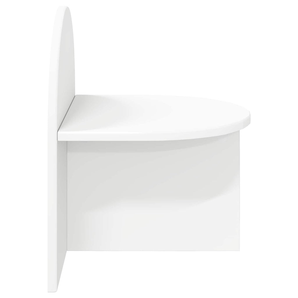 Nachttisch 2 pcs Weiß 40 x 35,5 x 45,5 cm Holzwerkstoff