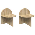 Nachttisch 2 pcs Sonoma-Eiche 40 x 35,5 x 45,5 cm Holzwerkstoff
