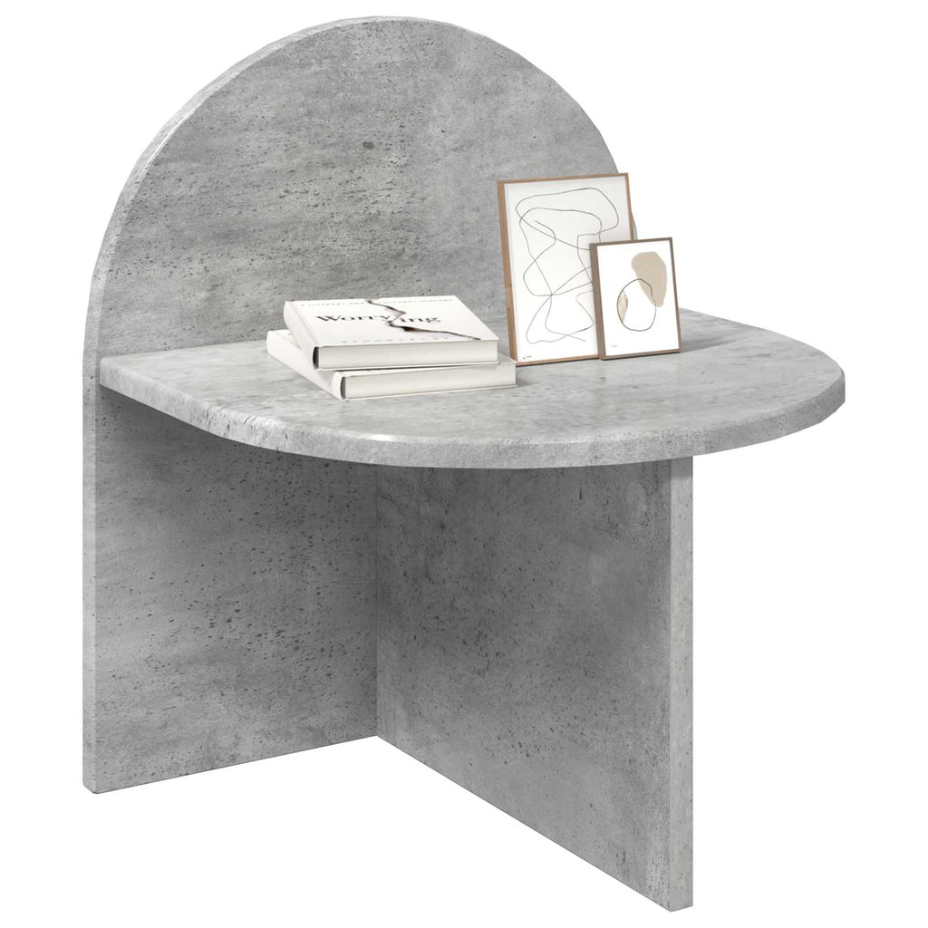 Nachttisch Betongrau 40 x 35,5 x 45,5 cm Holzwerkstoff