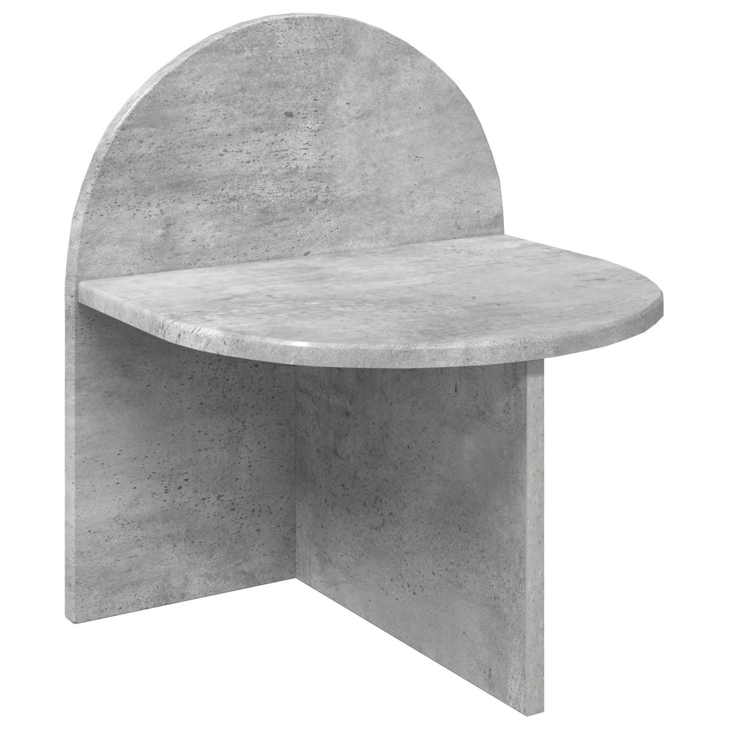 Nachttisch 2 pcs Betongrau 40 x 35,5 x 45,5 cm Holzwerkstoff
