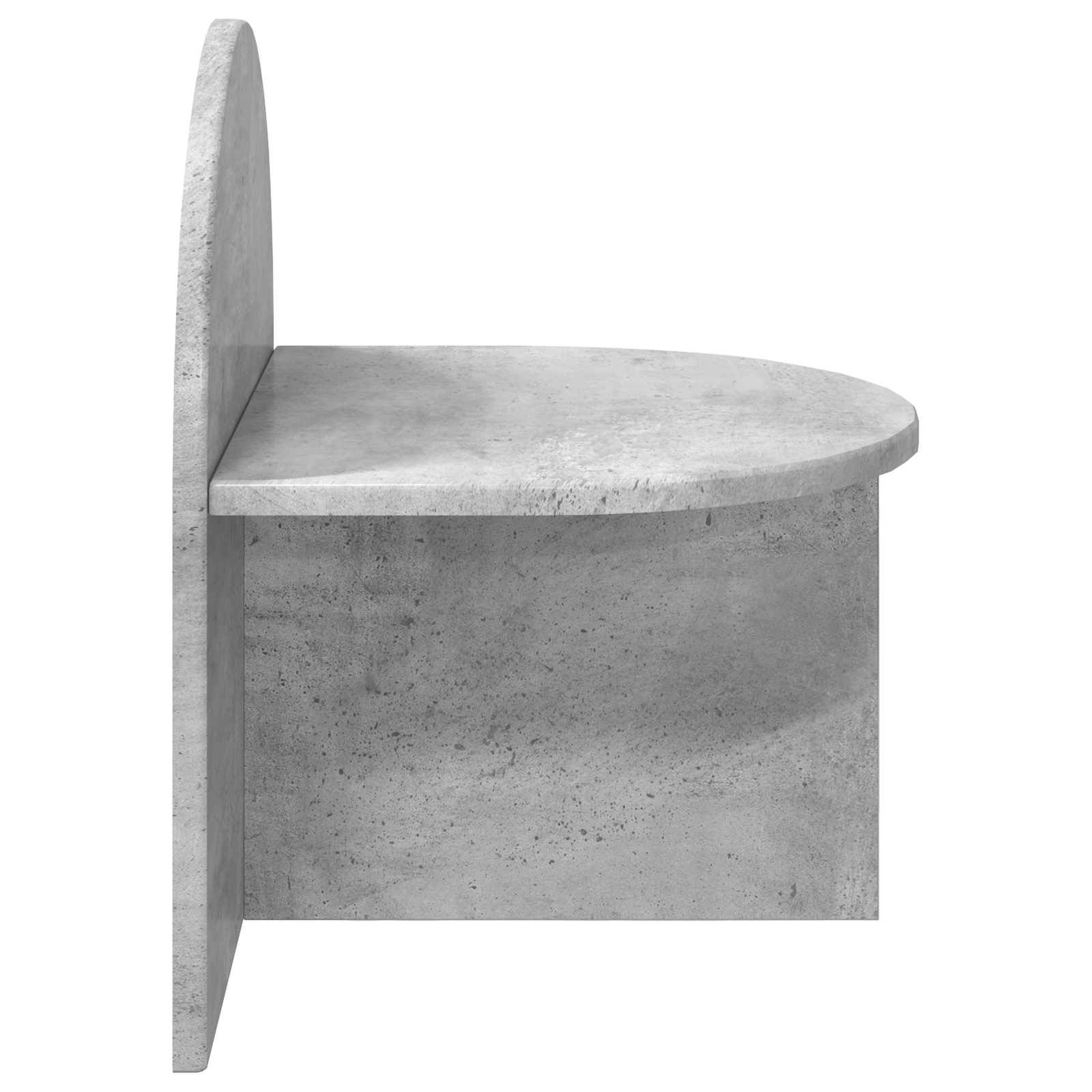 Nachttisch 2 pcs Betongrau 40 x 35,5 x 45,5 cm Holzwerkstoff