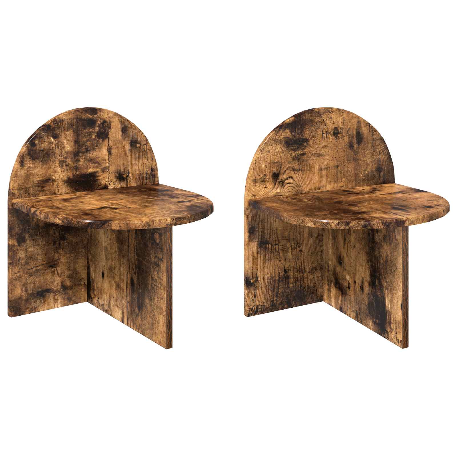 Nachttisch 2 pcs Geräucherte Eiche 40 x 35,5 x 45,5 cm