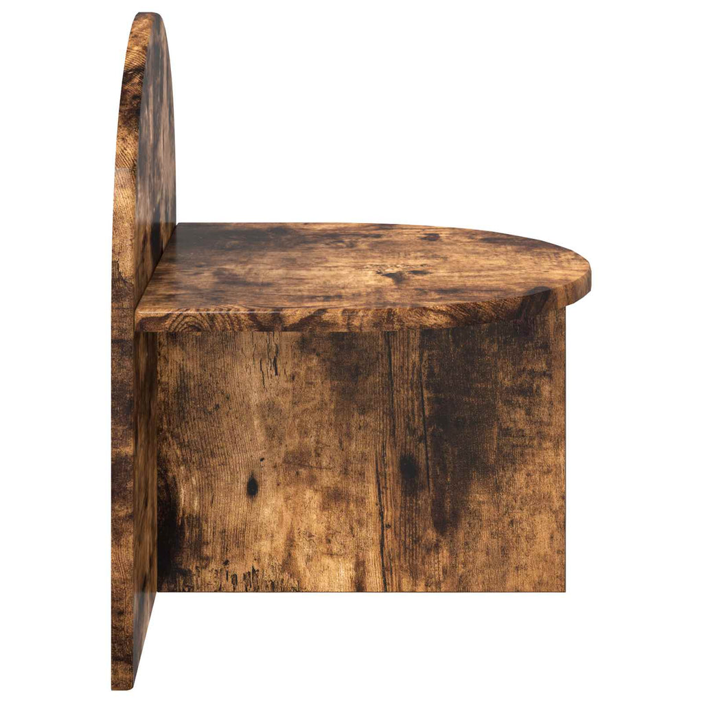 Nachttisch 2 pcs Geräucherte Eiche 40 x 35,5 x 45,5 cm