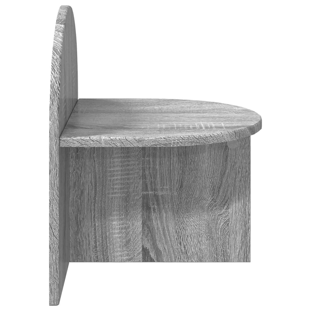 Nachttisch 2 pcs Graues Sonoma 40 x 35,5 x 45,5 cm