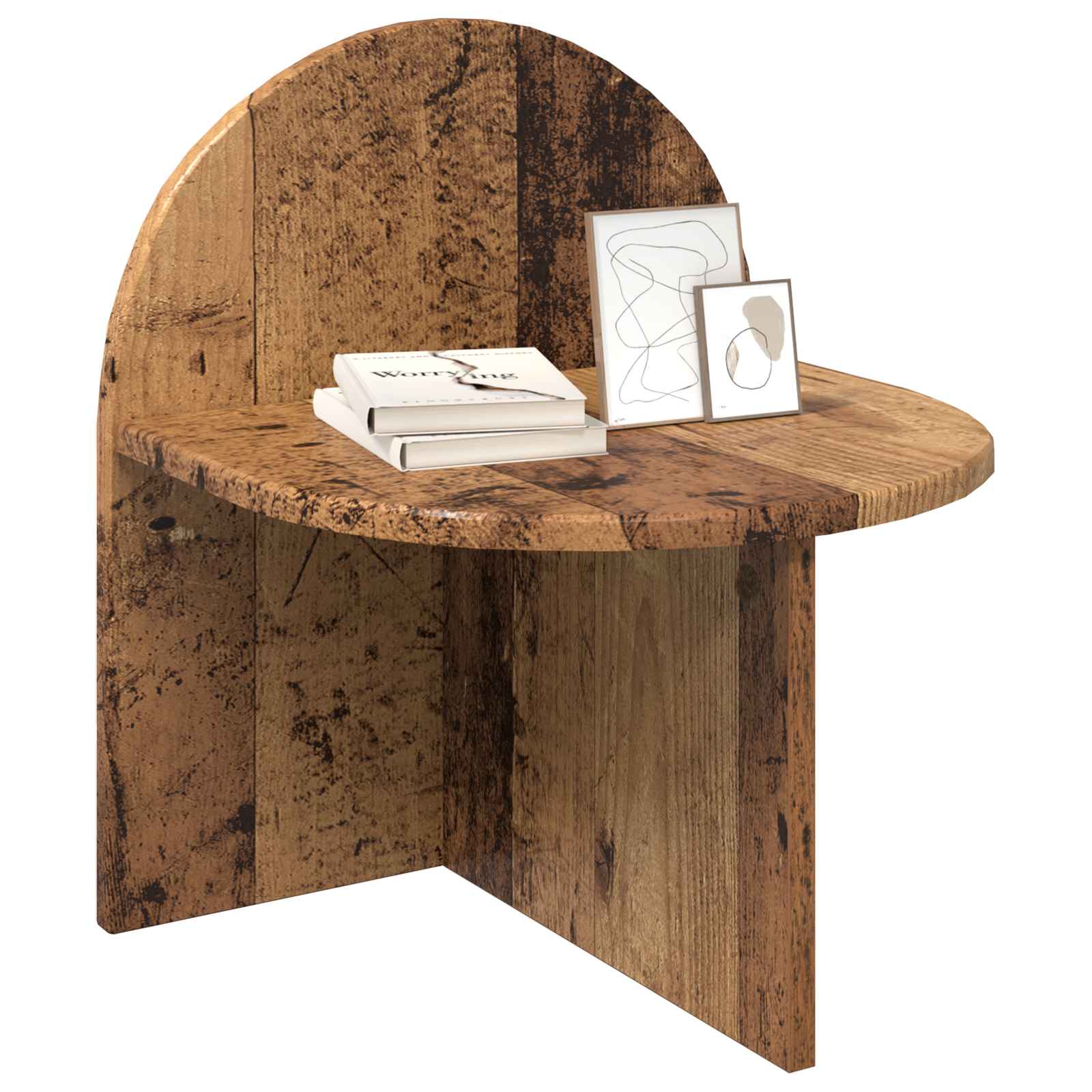 Nachttisch 2 pcs Altholz 40 x 35,5 x 45,5 cm Holzwerkstoff