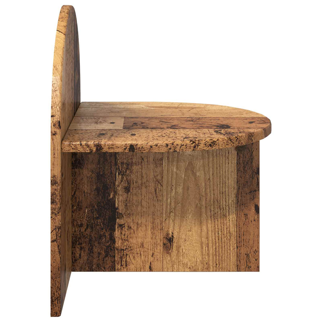 Nachttisch 2 pcs Altholz 40 x 35,5 x 45,5 cm Holzwerkstoff