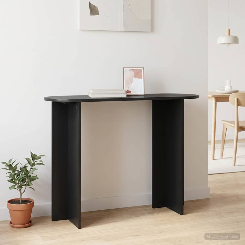 Konsolentisch Schwarze Eiche 100 x 39,5 x 75 cm Holzwerkstoff