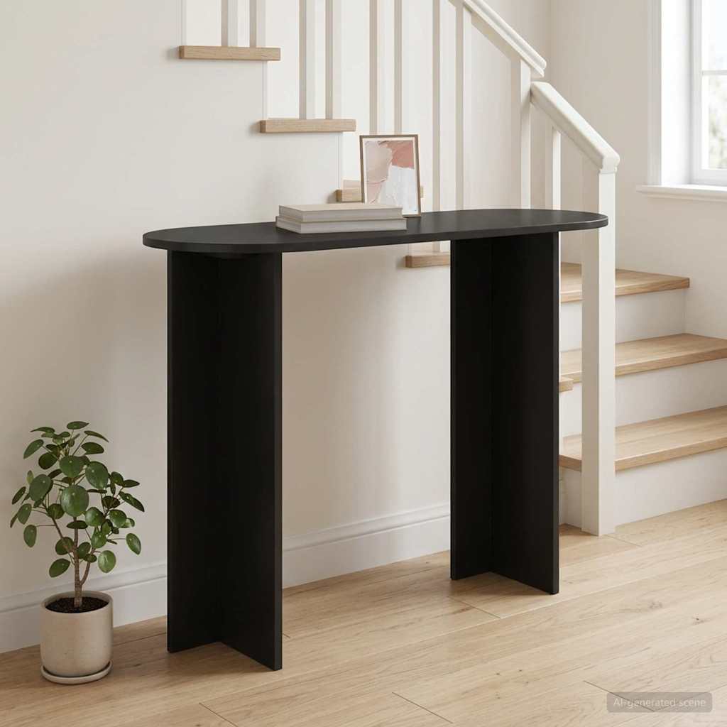Konsolentisch Schwarze Eiche 100 x 39,5 x 75 cm Holzwerkstoff