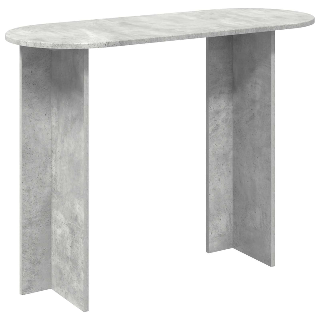 Konsolentisch Betongrau 100 x 39,5 x 75 cm Holzwerkstoff