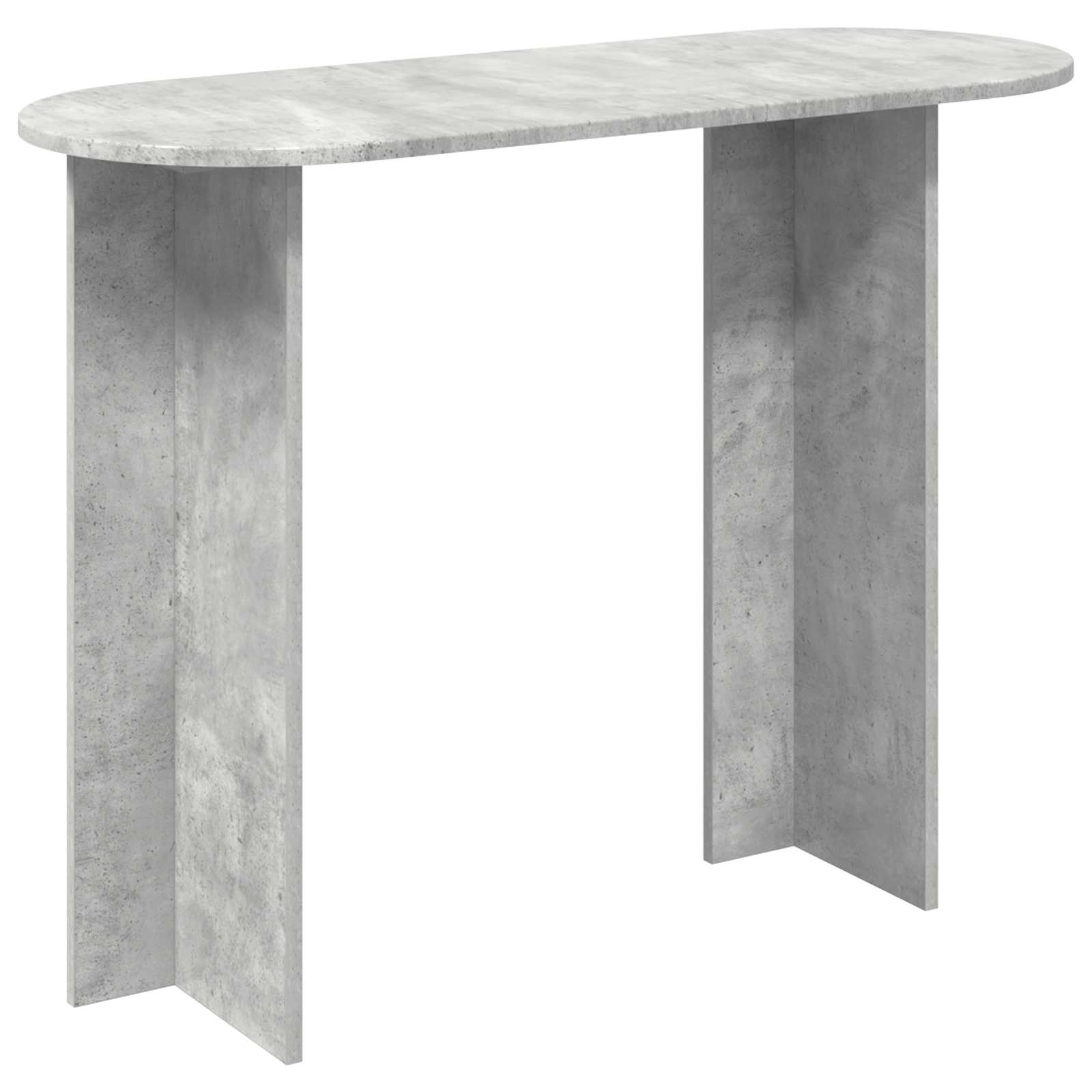 Konsolentisch Betongrau 100 x 39,5 x 75 cm Holzwerkstoff