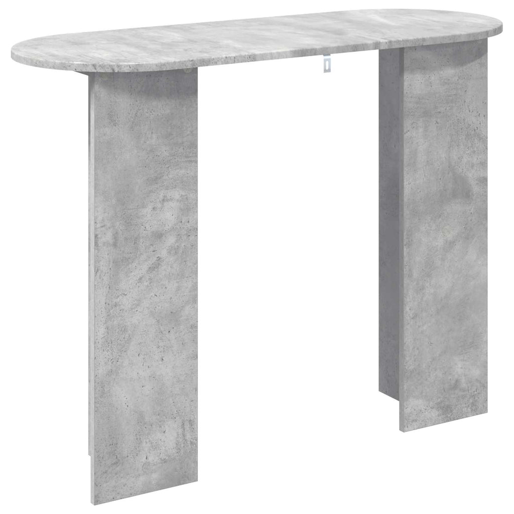 Konsolentisch Betongrau 100 x 39,5 x 75 cm Holzwerkstoff