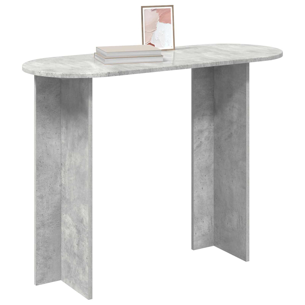 Konsolentisch Betongrau 100 x 39,5 x 75 cm Holzwerkstoff