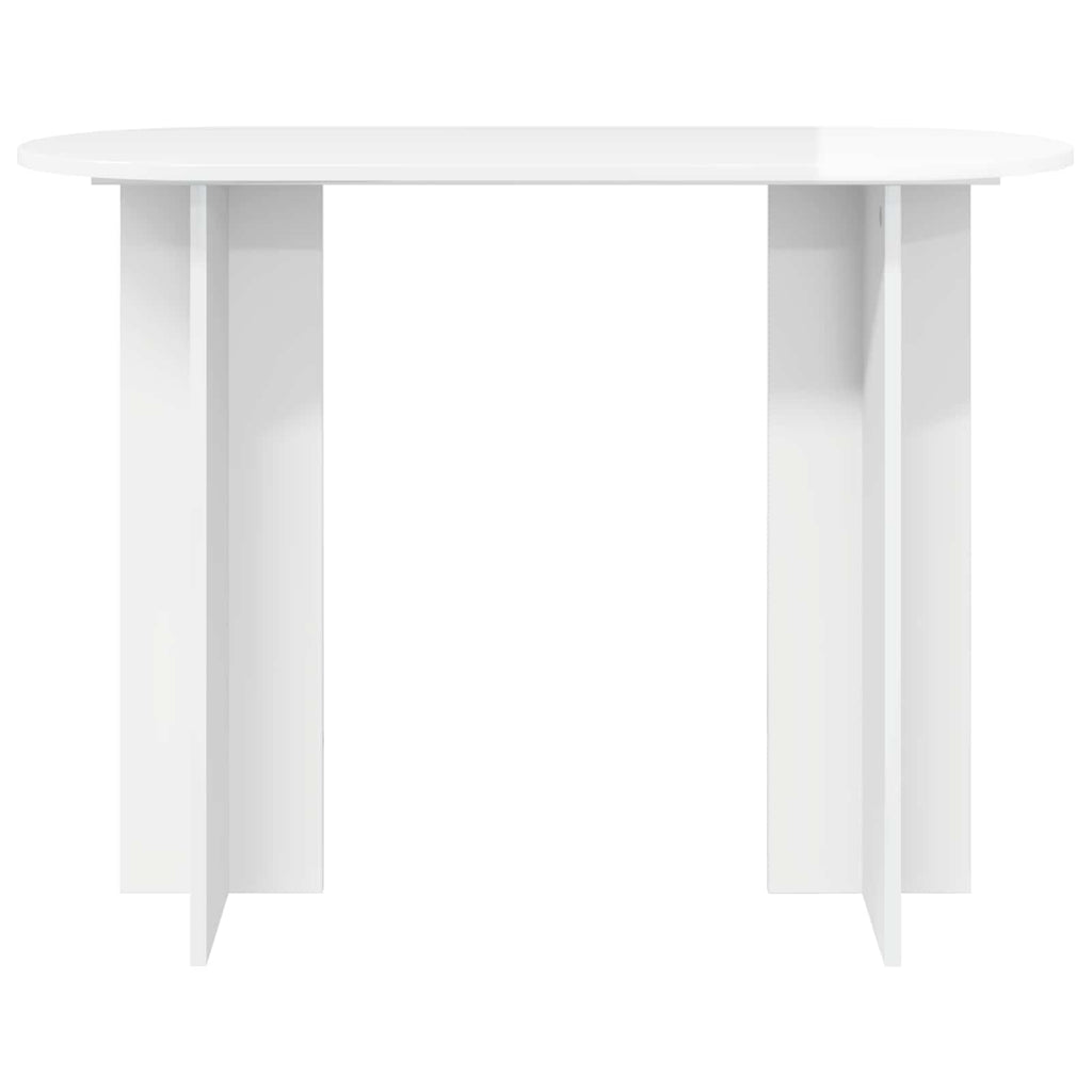 Konsolentisch Hochglanz Weiß 100 x 39,5 x 75 cm Holzwerkstoff