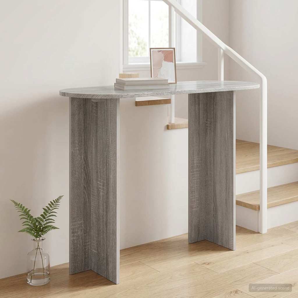 Konsolentisch Graues Sonoma 100 x 39,5 x 75 cm Holzwerkstoff