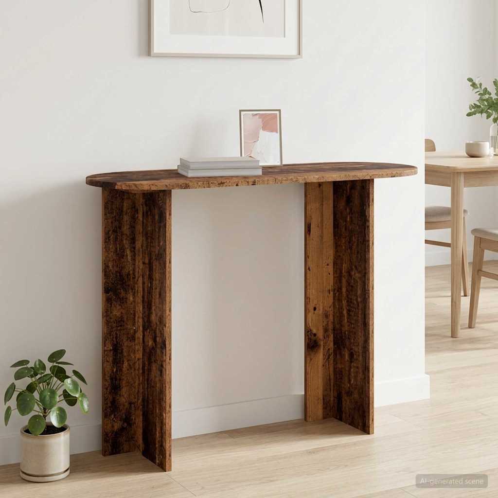 Konsolentisch Altholz 100 x 39,5 x 75 cm Holzwerkstoff