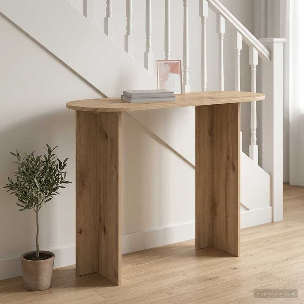 Konsolentisch Artisan-Eiche 100 x 39,5 x 75 cm Holzwerkstoff