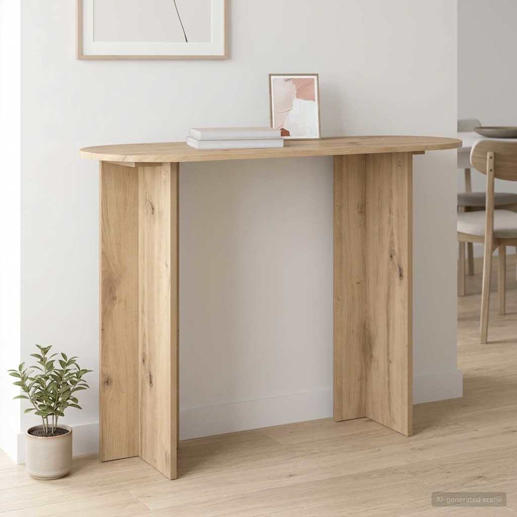 Konsolentisch Artisan-Eiche 100 x 39,5 x 75 cm Holzwerkstoff