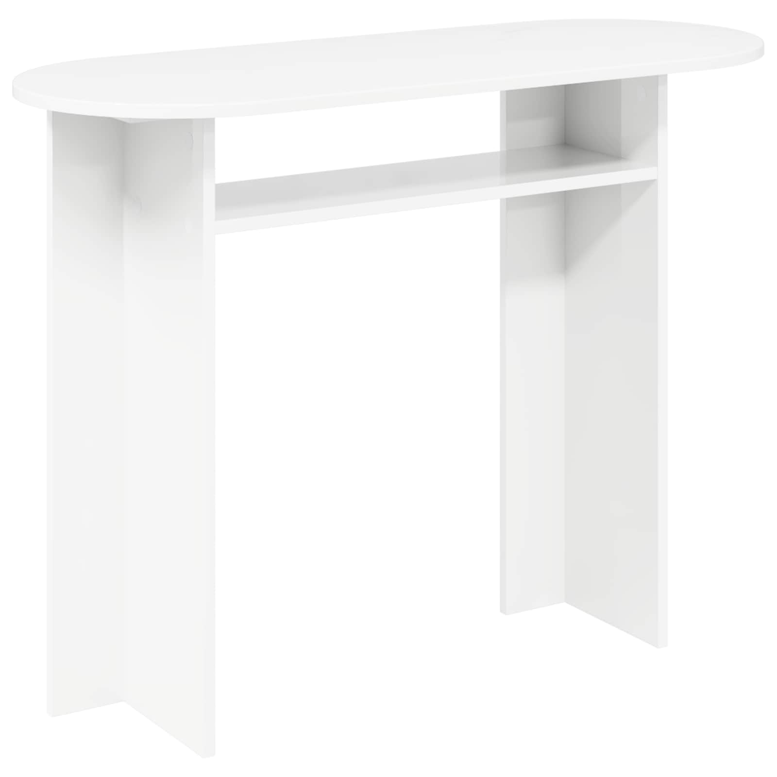 Konsolentisch Weiß 100 x 39,5 x 75 cm Holzwerkstoff