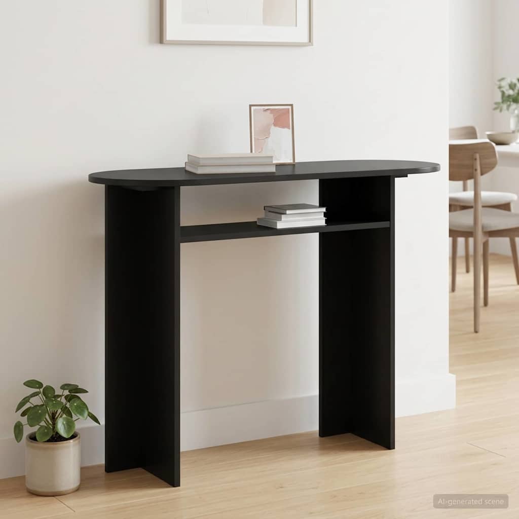 Konsolentisch Schwarze Eiche 100 x 39,5 x 75 cm Holzwerkstoff