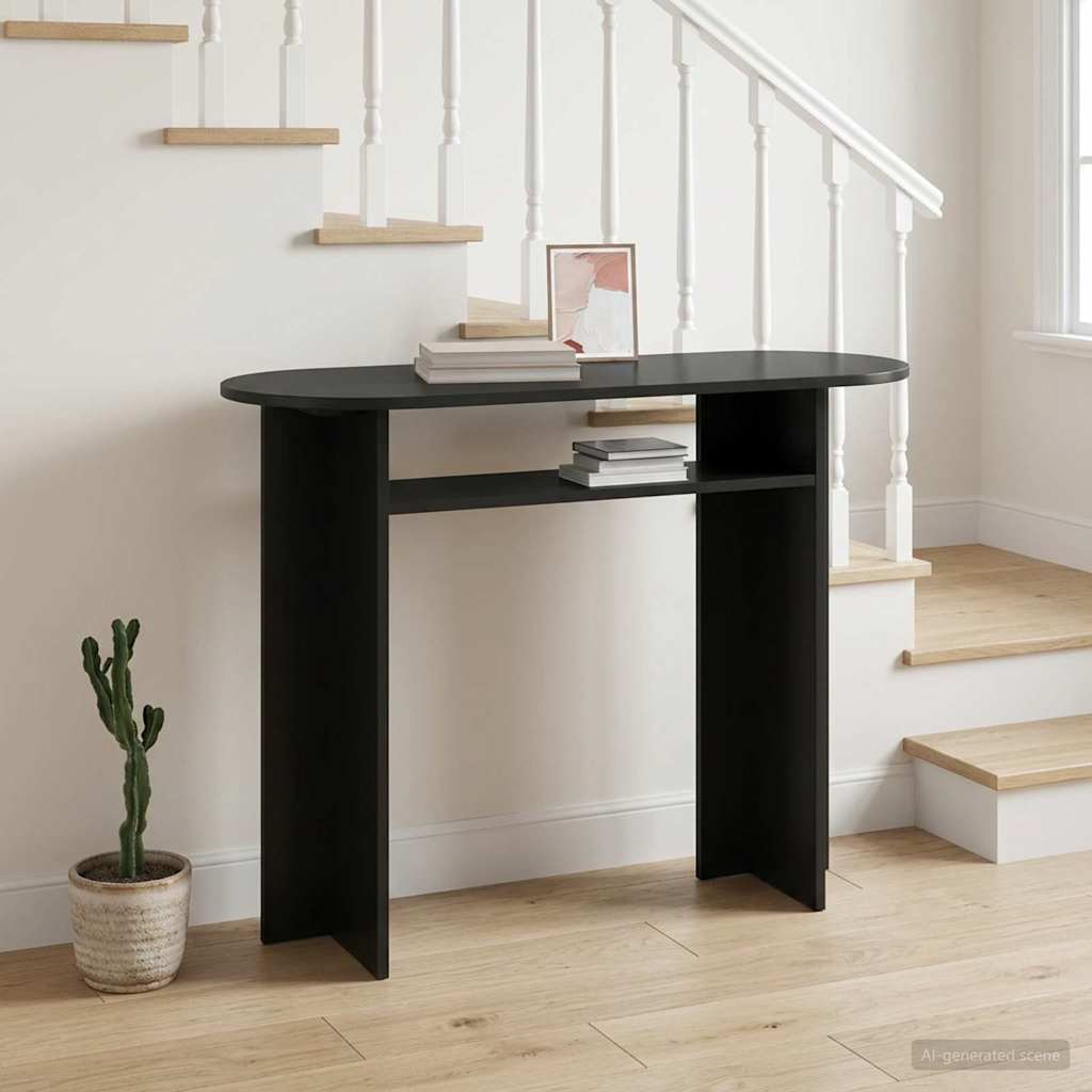 Konsolentisch Schwarze Eiche 100 x 39,5 x 75 cm Holzwerkstoff