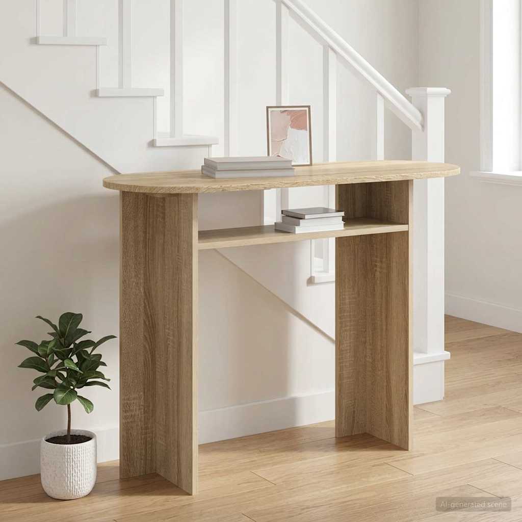 Konsolentisch Sonoma-Eiche 100 x 39,5 x 75 cm Holzwerkstoff