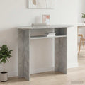 Konsolentisch Betongrau 100 x 39,5 x 75 cm Holzwerkstoff
