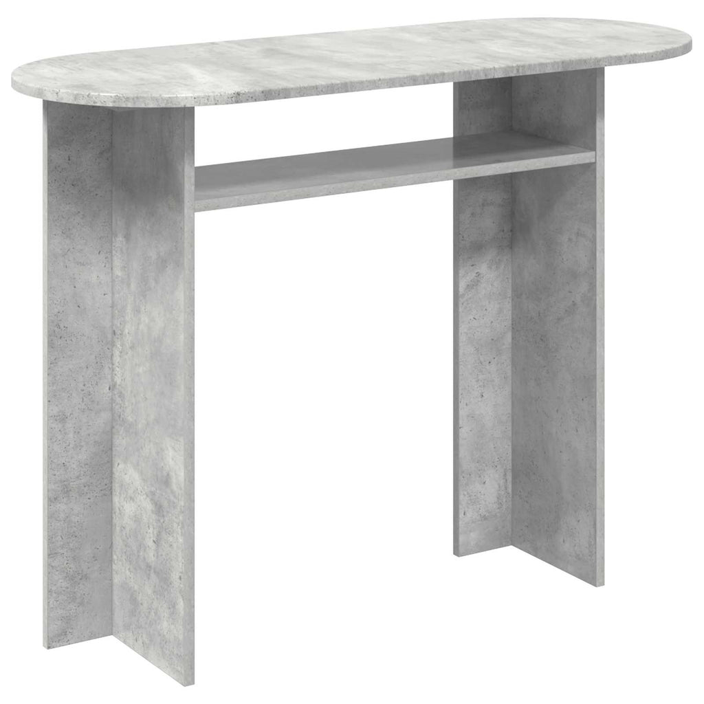 Konsolentisch Betongrau 100 x 39,5 x 75 cm Holzwerkstoff