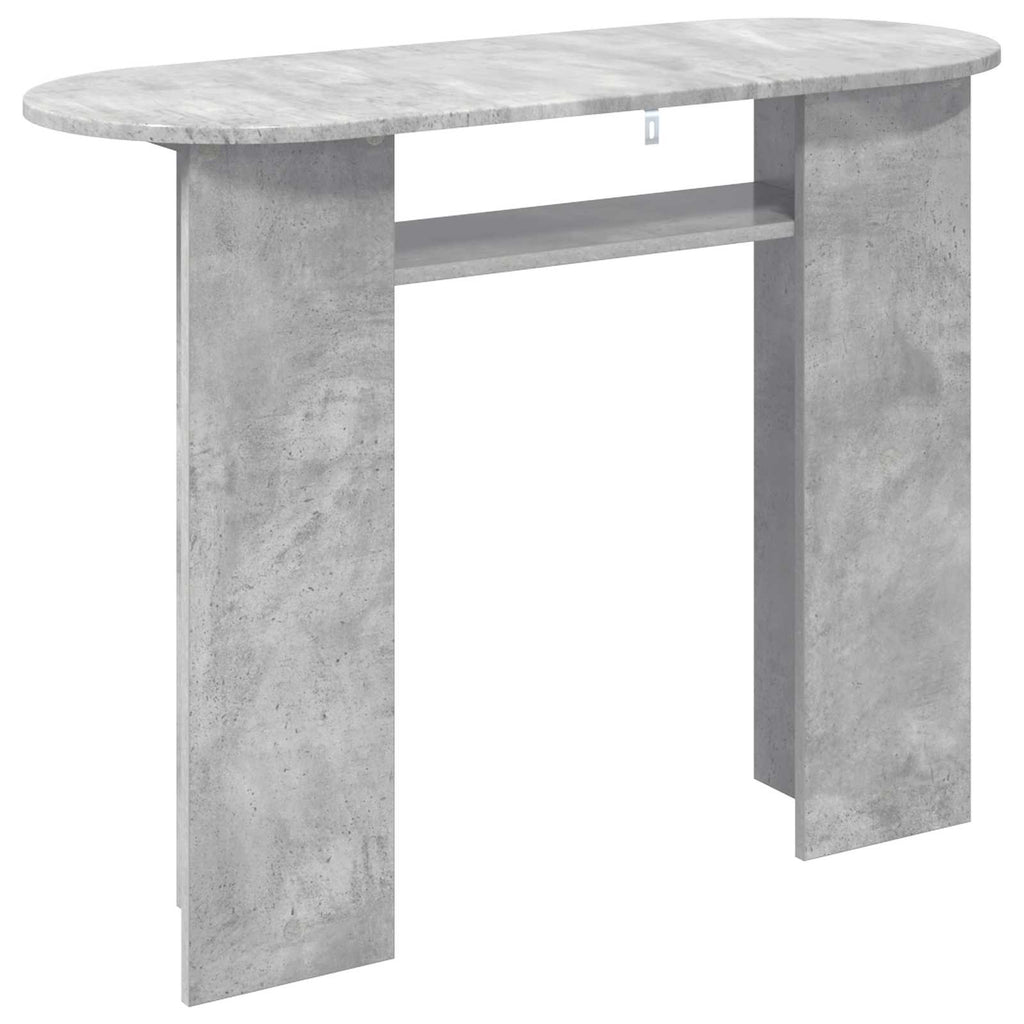 Konsolentisch Betongrau 100 x 39,5 x 75 cm Holzwerkstoff