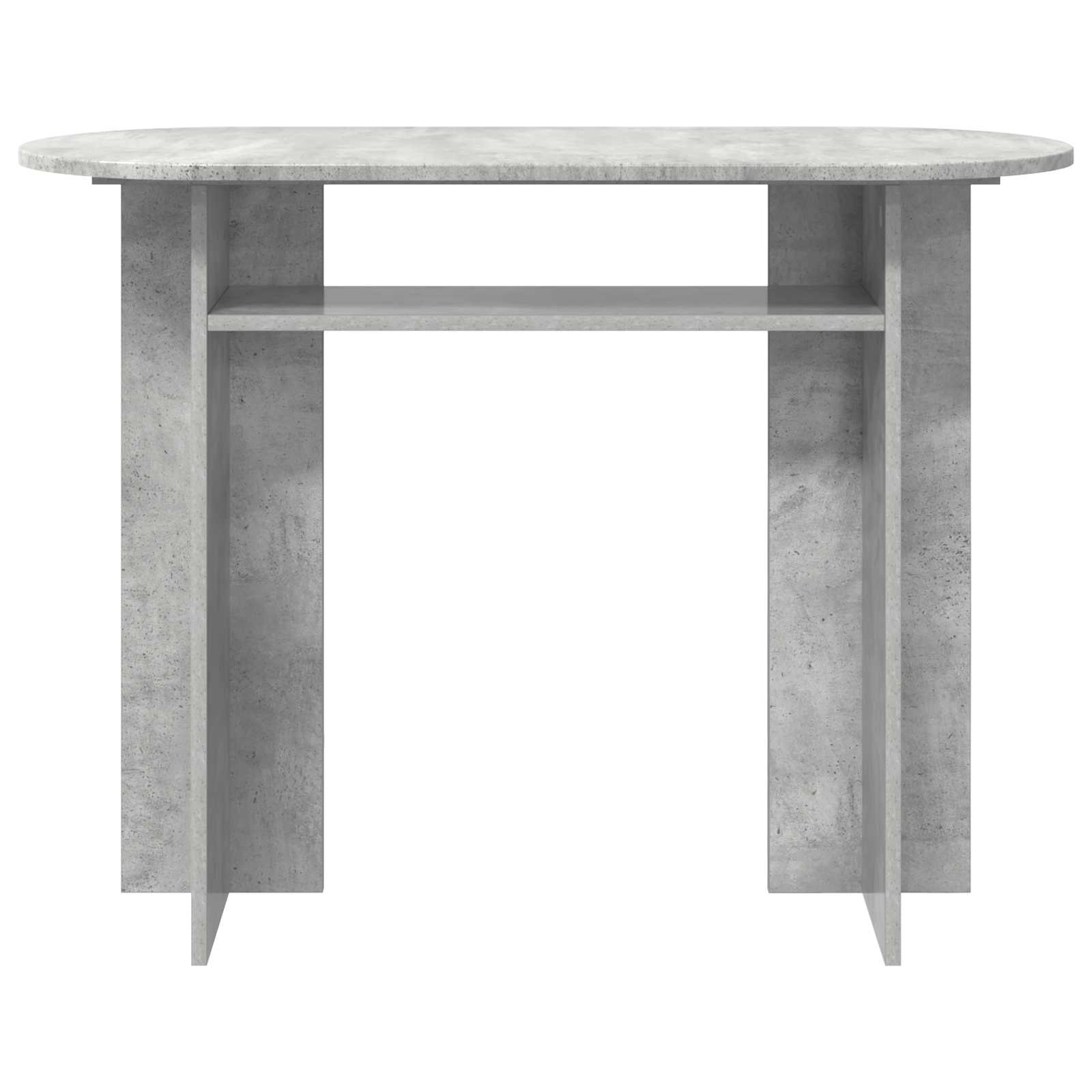 Konsolentisch Betongrau 100 x 39,5 x 75 cm Holzwerkstoff