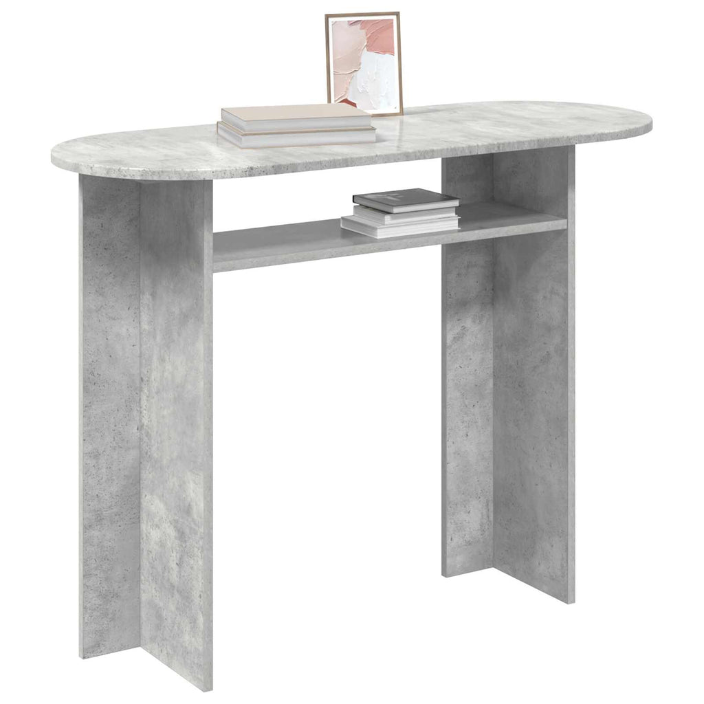 Konsolentisch Betongrau 100 x 39,5 x 75 cm Holzwerkstoff