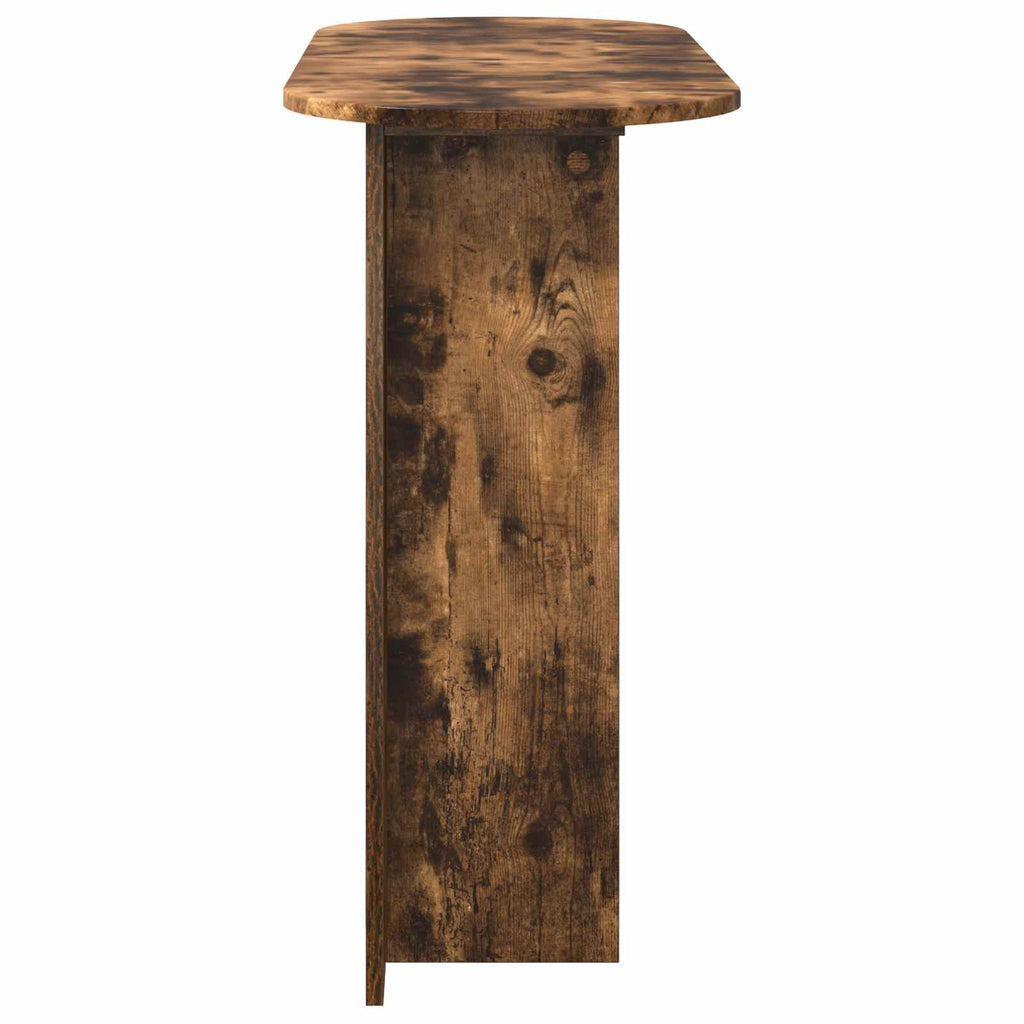 Konsolentisch mit Speicher Geräucherte Eiche 100 x 39,5 x 75 cm