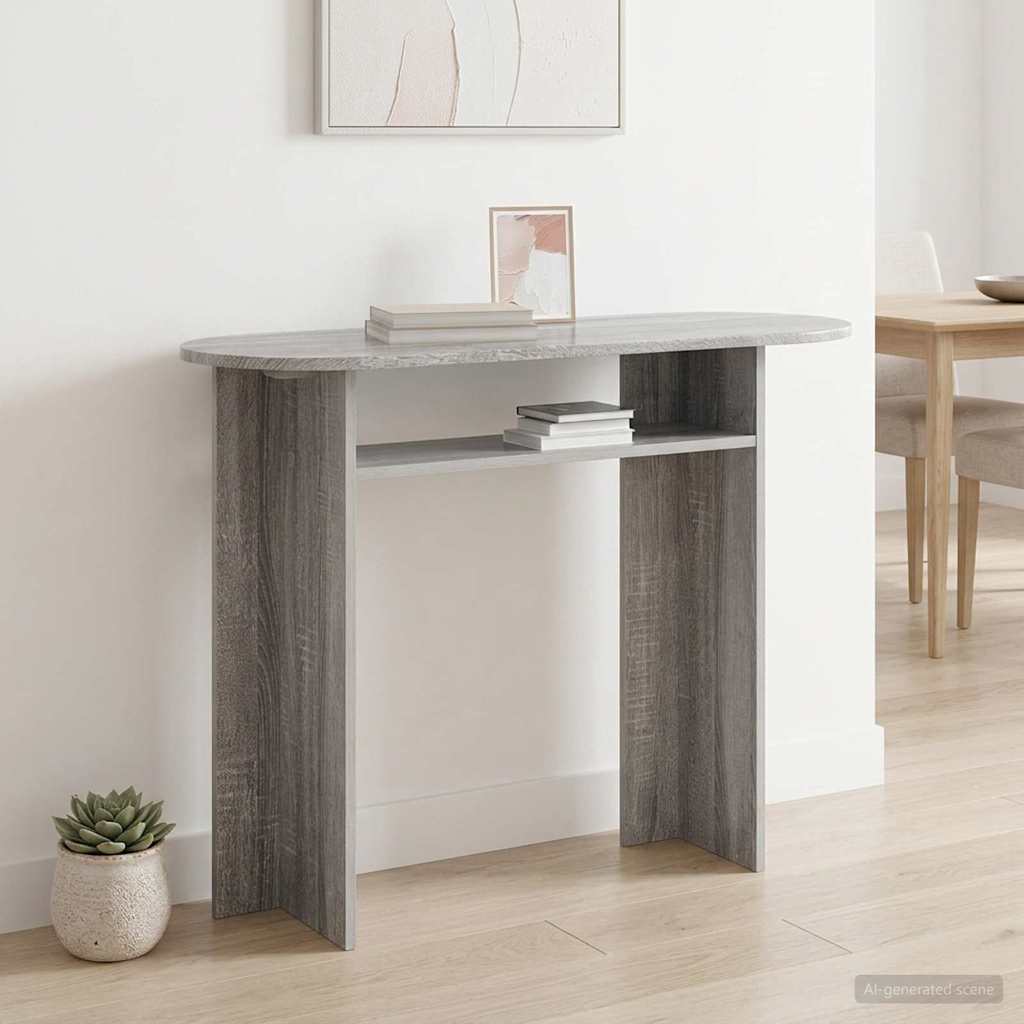 Konsolentisch Graues Sonoma 100 x 39,5 x 75 cm Holzwerkstoff