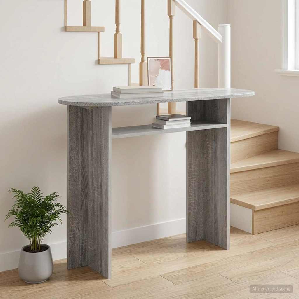 Konsolentisch Graues Sonoma 100 x 39,5 x 75 cm Holzwerkstoff