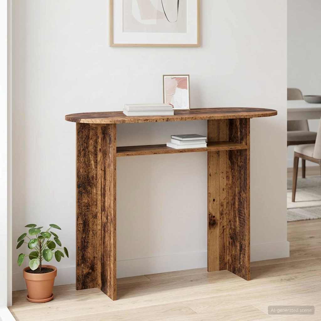 Konsolentisch Altholz 100 x 39,5 x 75 cm Holzwerkstoff