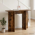 Konsolentisch Geräucherte Eiche 100 x 30 x 75 cm Holzwerkstoff