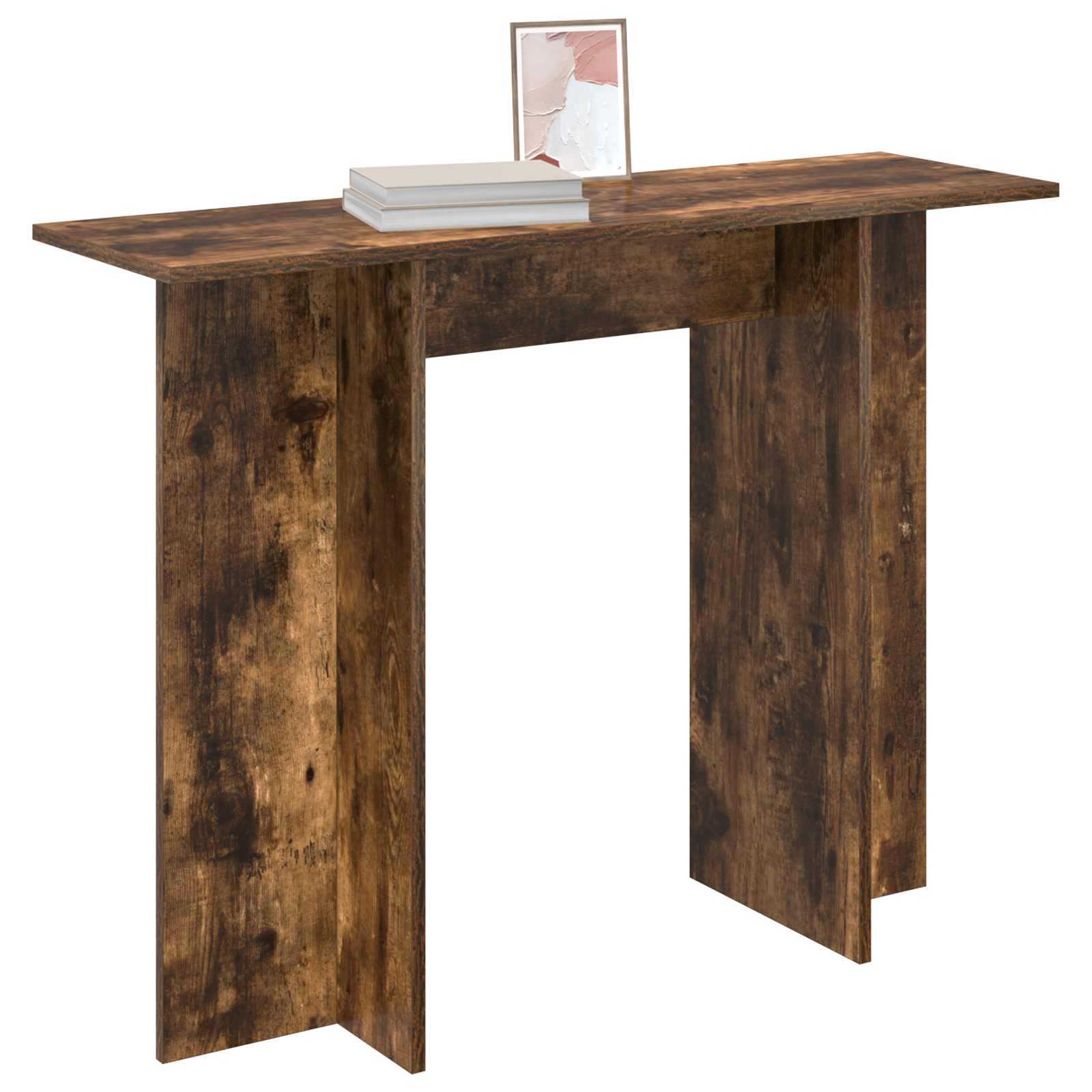 Konsolentisch Geräucherte Eiche 100 x 30 x 75 cm Holzwerkstoff