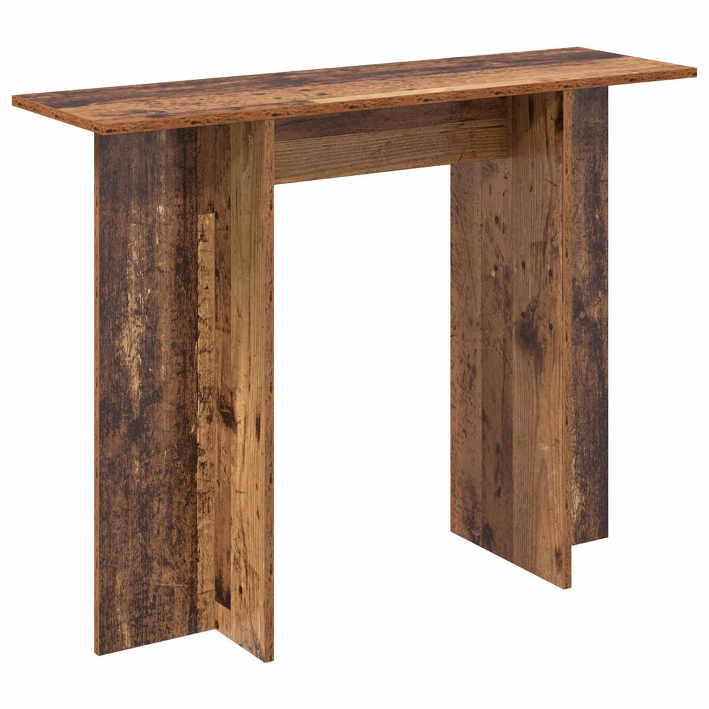 Konsolentisch Altholz 100 x 30 x 75 cm Holzwerkstoff