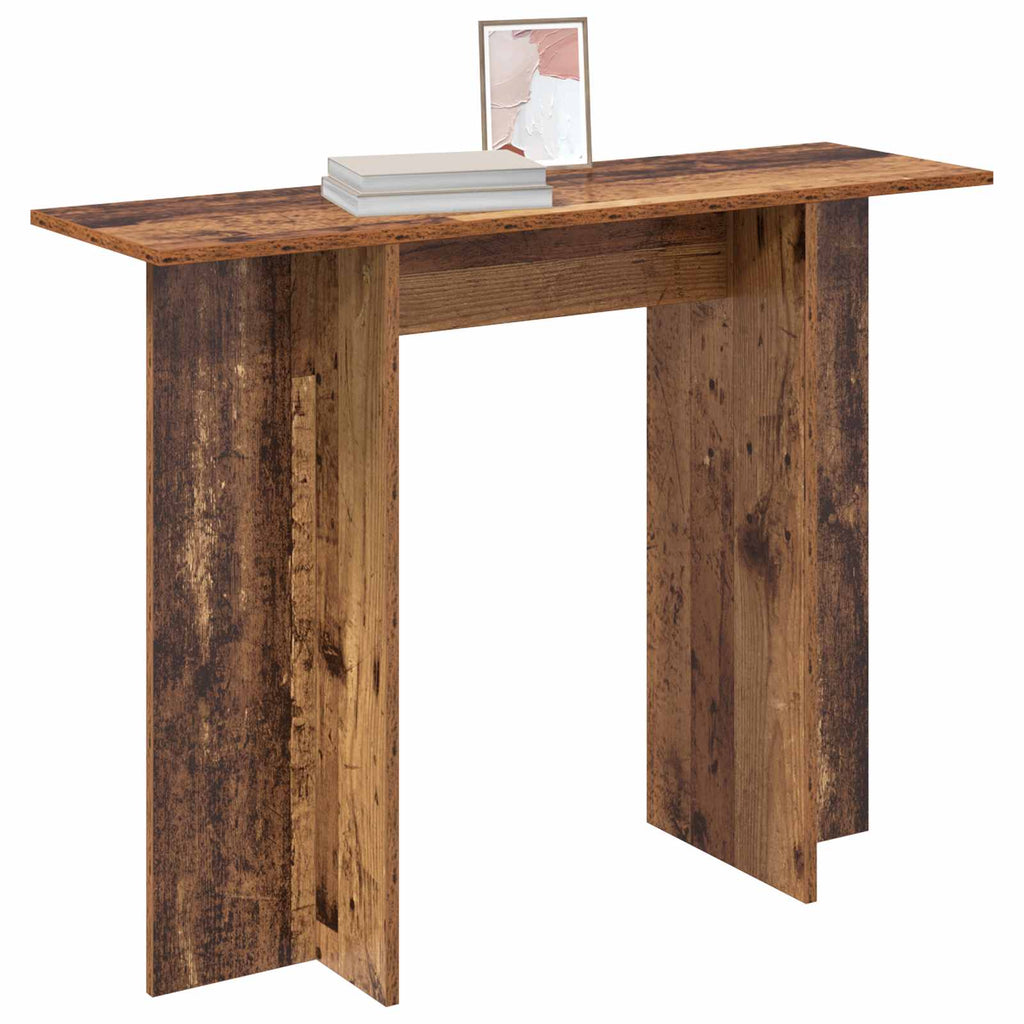 Konsolentisch Altholz 100 x 30 x 75 cm Holzwerkstoff