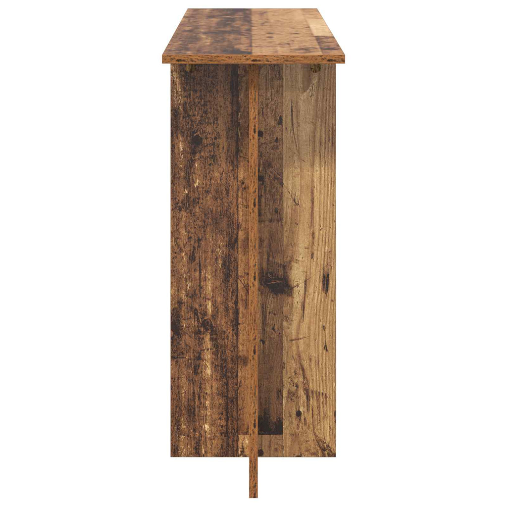 Konsolentisch Altholz 100 x 30 x 75 cm Holzwerkstoff