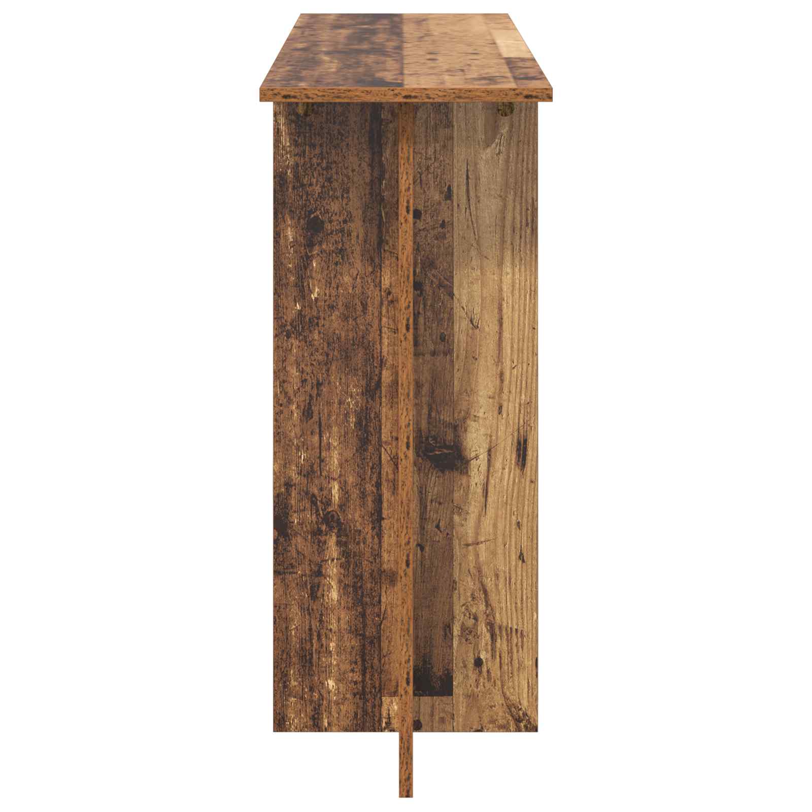 Konsolentisch Altholz 100 x 30 x 75 cm Holzwerkstoff