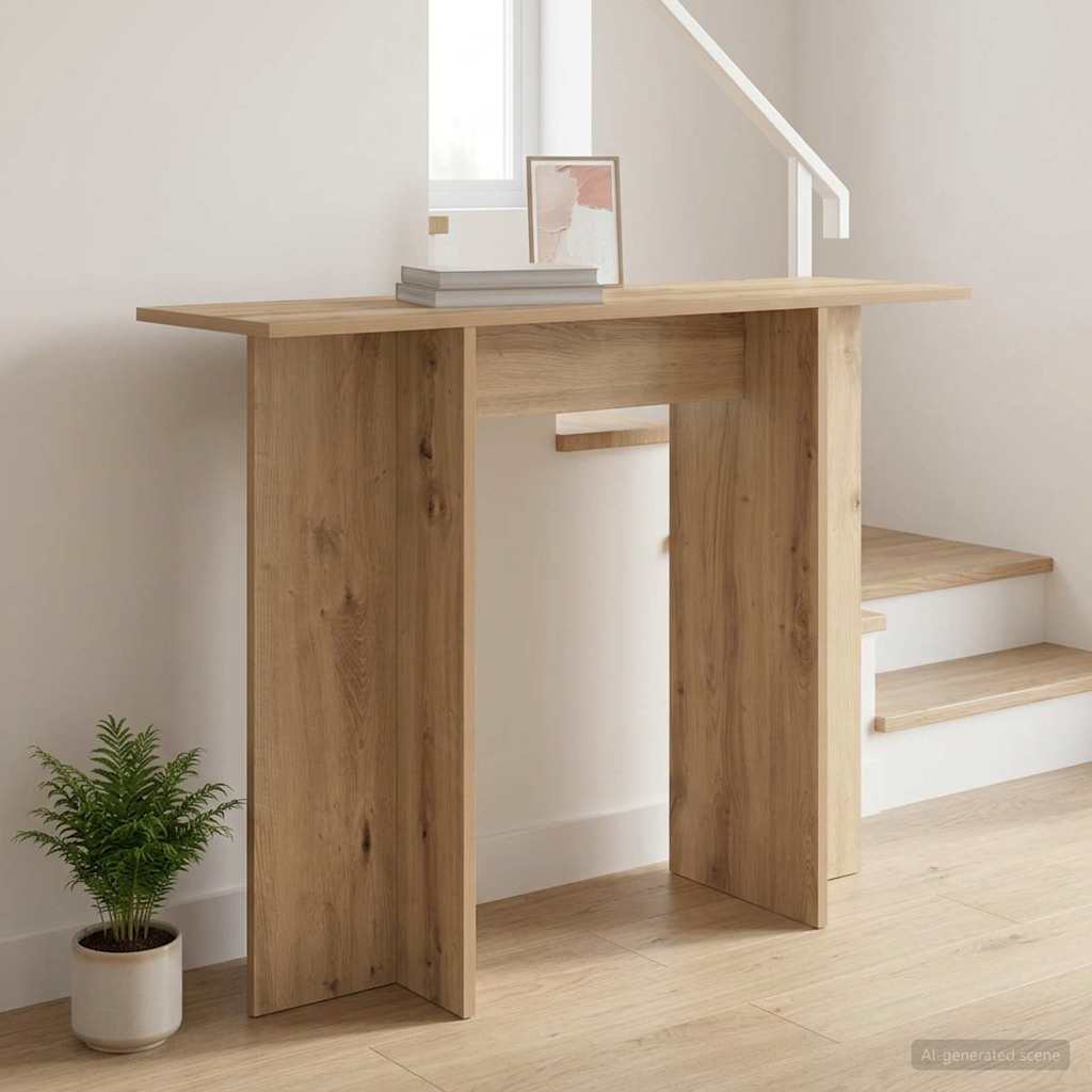 Konsolentisch Artisan-Eiche 100 x 30 x 75 cm Holzwerkstoff