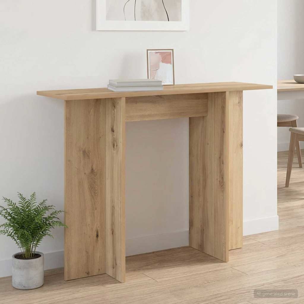 Konsolentisch Artisan-Eiche 100 x 30 x 75 cm Holzwerkstoff