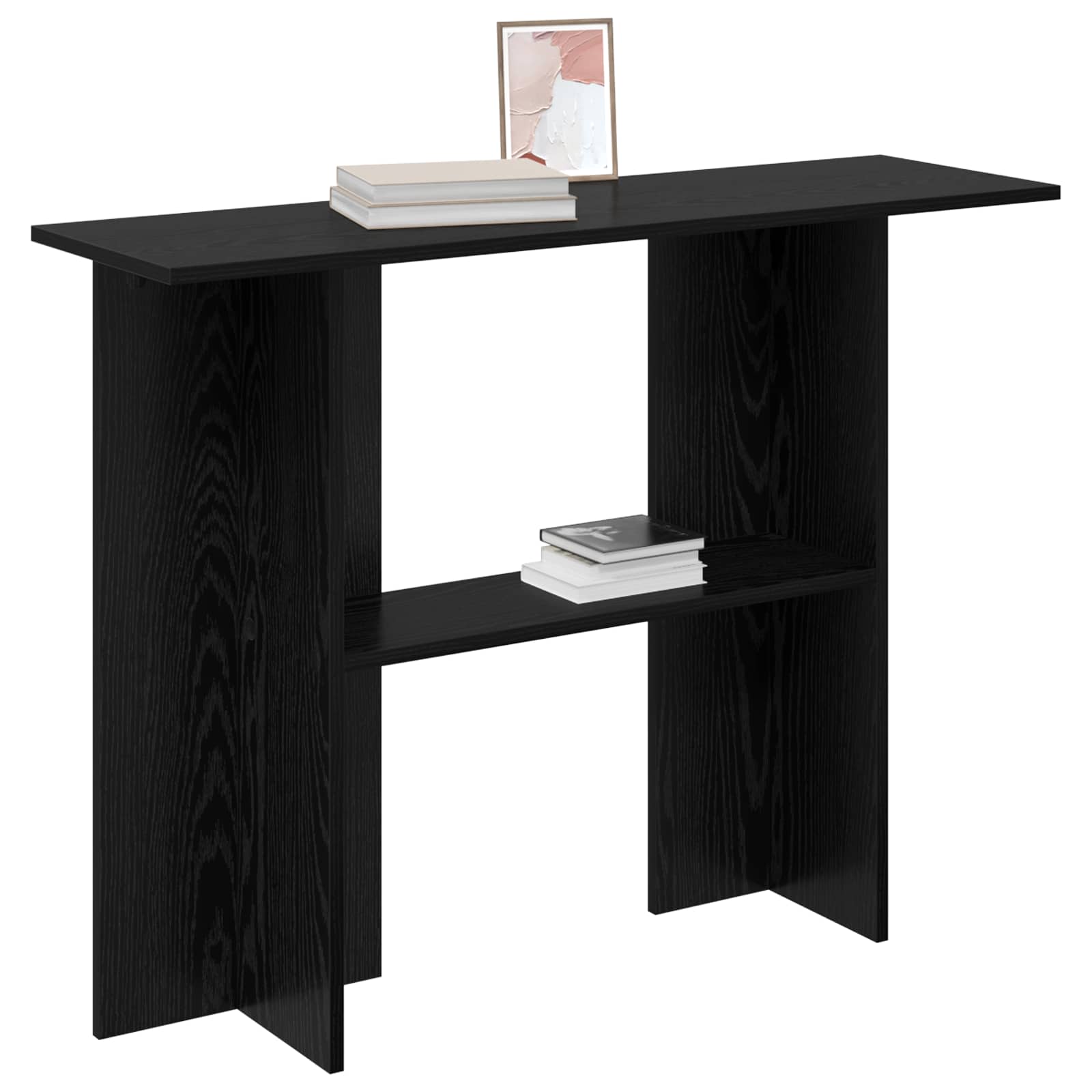 Konsolentisch Schwarze Eiche 100 x 30 x 75 cm Holzwerkstoff