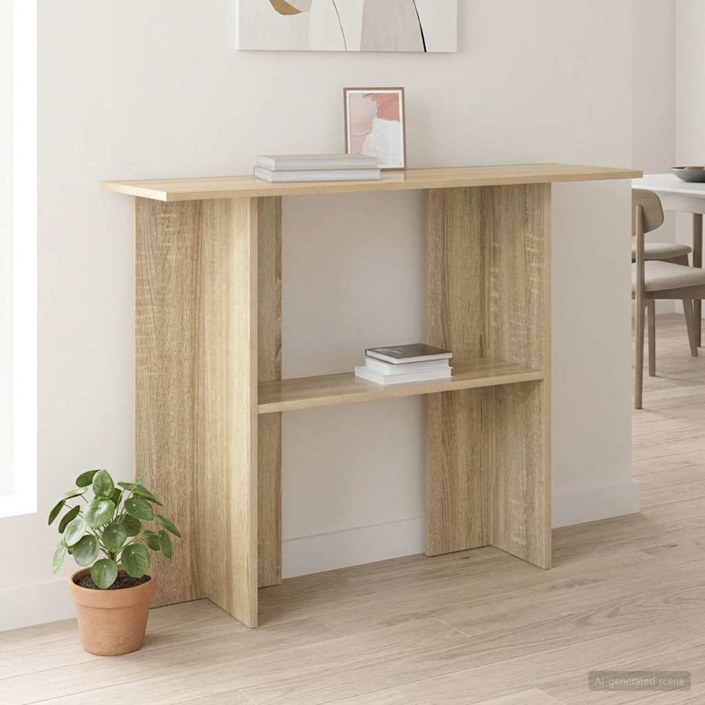 Konsolentisch Sonoma-Eiche 100 x 30 x 75 cm Holzwerkstoff