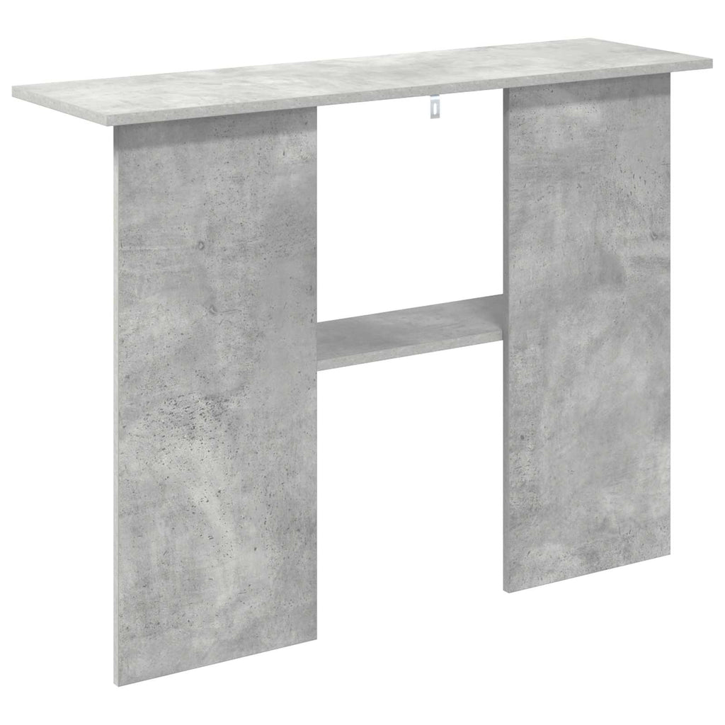 Konsolentisch Betongrau 100 x 30 x 75 cm Holzwerkstoff