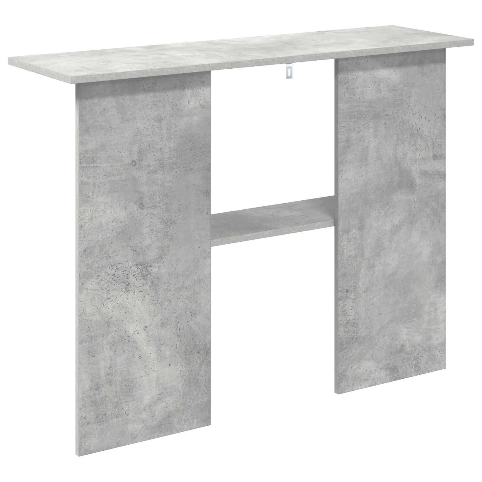Konsolentisch Betongrau 100 x 30 x 75 cm Holzwerkstoff