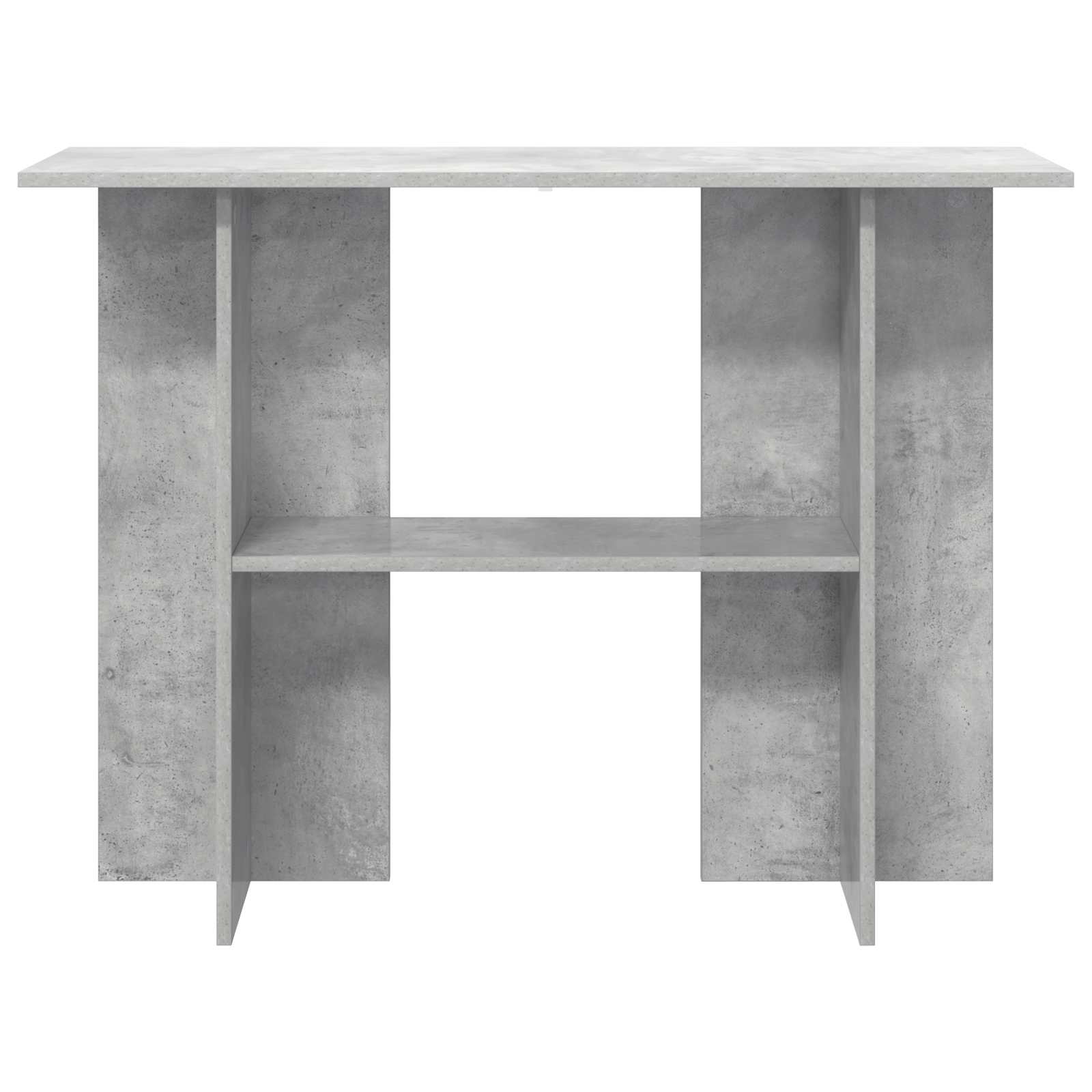 Konsolentisch Betongrau 100 x 30 x 75 cm Holzwerkstoff